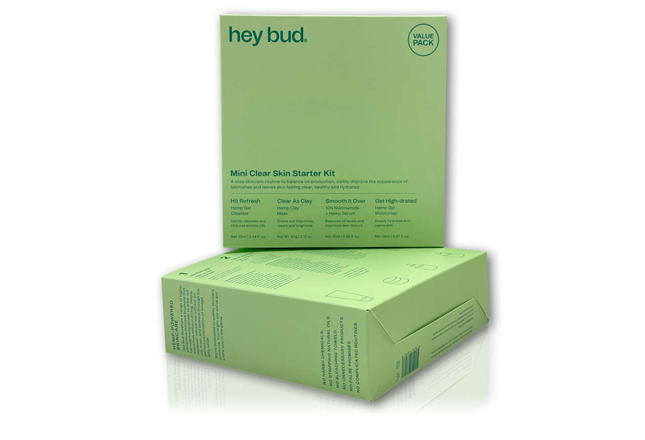 HeyBud Skincare Carton