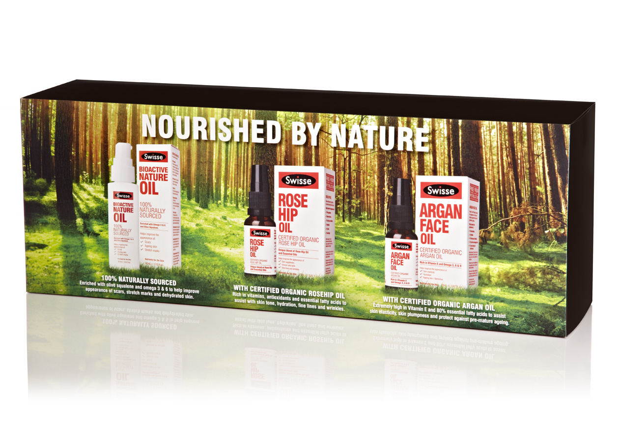 Swisse Oils carton