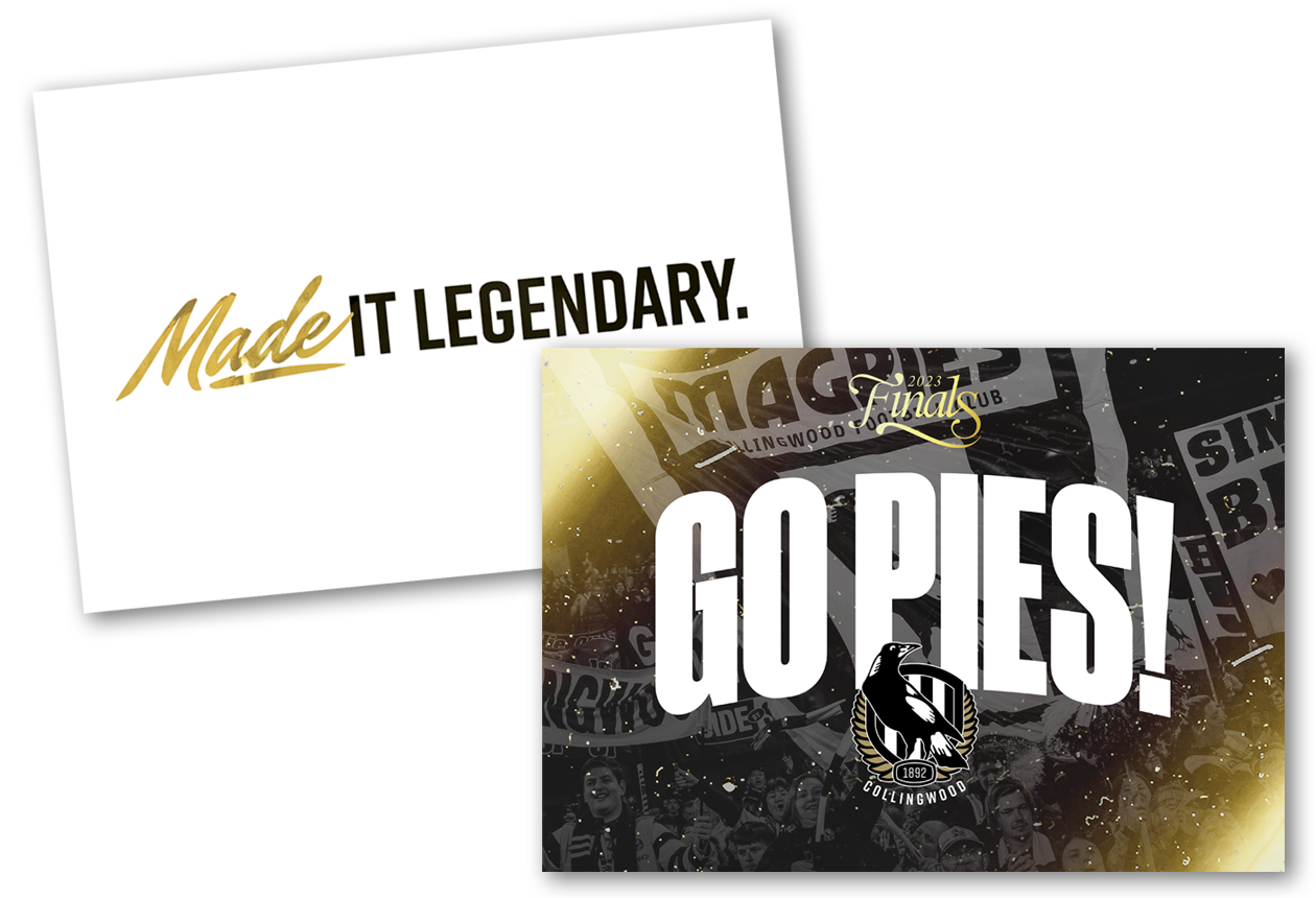Collingwood Finals Poster